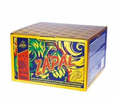 Funke Fireworks Iskra Line Silvester Show-Box "Zapal" 64 Schuss